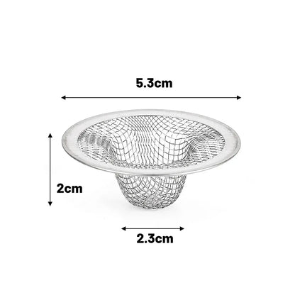 Kitchen Sink Stainless Steel Filter Sewer Mesh Strainers Disposable Sink Filter Mesh Bags Bathroom Floor Drain Hair Waste Filter