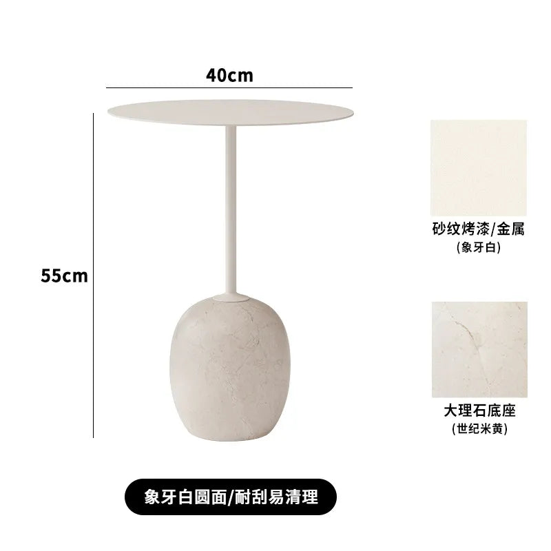 Luxury Coffee Table,Metal Marble Furniture,Home Living Room,TV Cabinet,Sofa,Side Circular Side Corner Tables