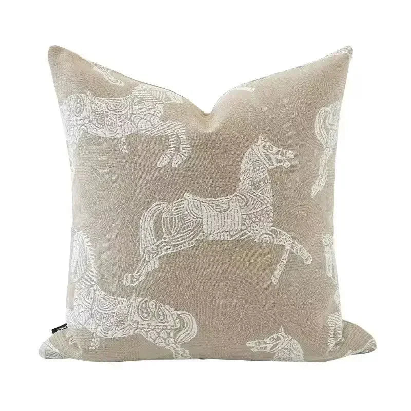 High End Luxury Geometric Jacquard Cushion Cover Modern Premium Pillow Covers Decorative 45x45/50x50cm Home Decor Designer