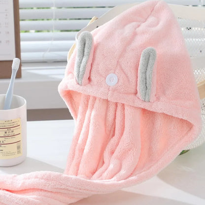 1pc Microfiber Hair Towels Super Absorbent Hair Drying Towel Turban For Women And Girls Quick Magic Hair Dry Hat