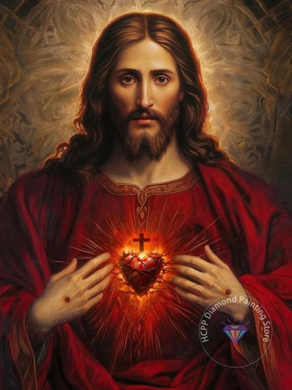 Jesus Christ Cross Diamond Painting Kit 5D DIY Diamond Embroidery Cross Stitch Handmade Art Gift Crafts Home Decor Gift