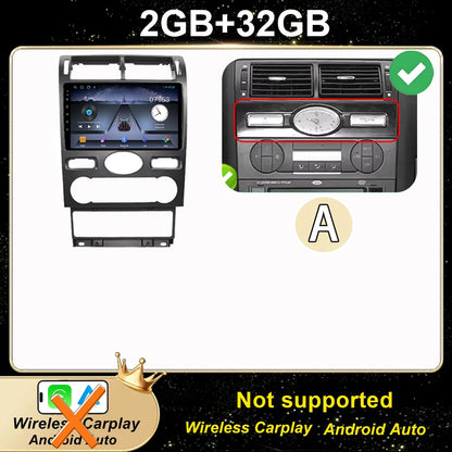Android 16 GPS Navigation  For Ford Mondeo 2004 -2007 Auto Multimidia Video Player Carplay Head Unit Radio Stereo Car Dvd WIFI