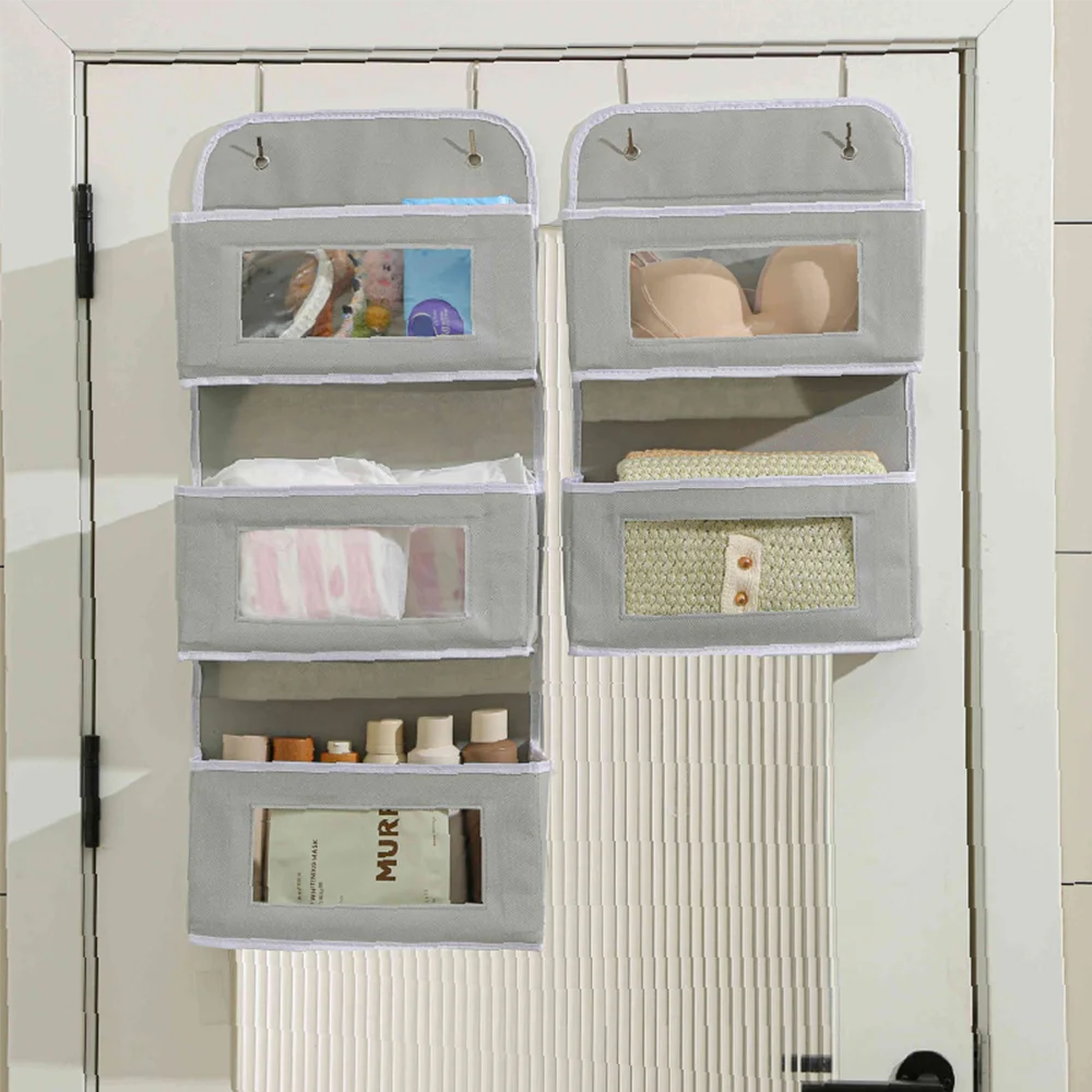 Over-The-Door Hanging Organizer - Extra Large Multi-Layer Storage Bag for Toys Dorm Room Essentials & Closet Organization System