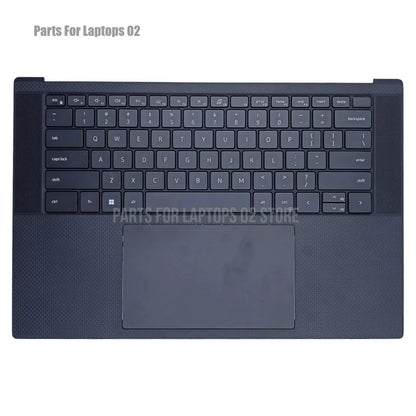 D+05Y9T0 070KPW Laptop Top Case Upper Palmrest Case W/ Backlit Keyboard Touchpad Antenna for Dell XPS 15 9510 9500