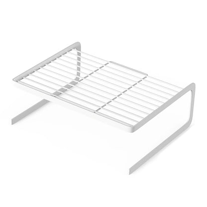 Dish Rack Dish Rack White Dish Drainer Carbon Steel Sturdy Stackable Multipurpose Kitchen Storage Rack For Plates Bowls Kitchen
