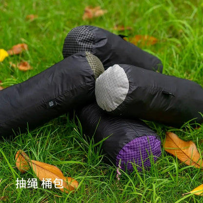 UHMWPE 20D Double Silicon Nylon+Dyneema X-Gripstop Storage Bag Bucket Bag Ultralight 11g/13g Hiking and Camping Tent Storage Bag