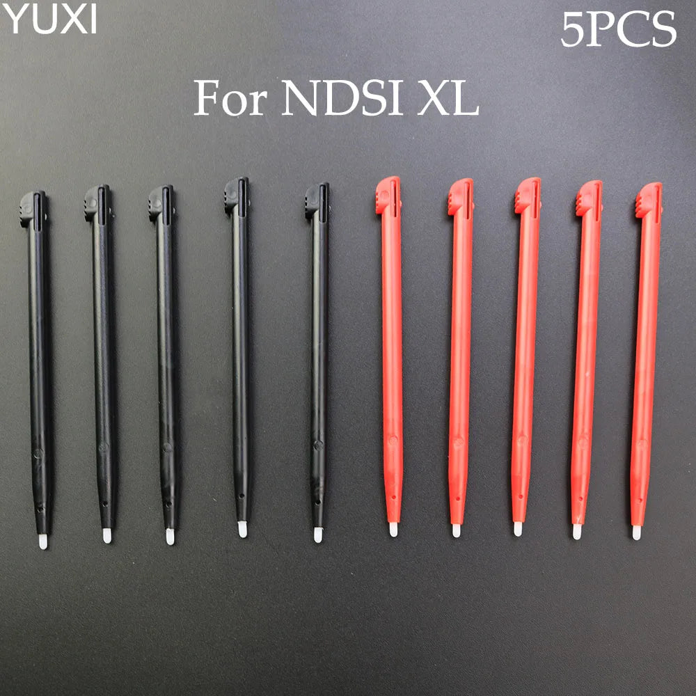 5Pcs For NDSi XL Stylus Touch Pen For Nintend NDSI XL Black Red Touchscreen Pen Plastic Touch Pen Replacement Accessories