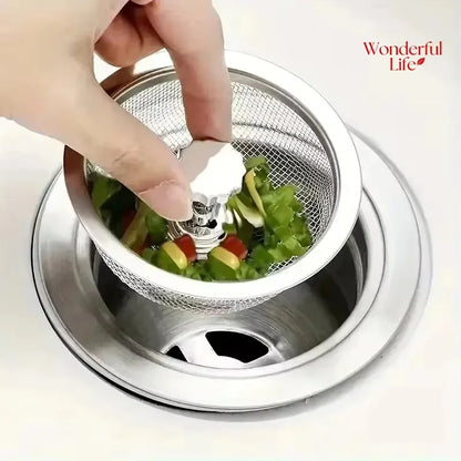 2Setc Drain Basket Kitchen Sink Strainer Set With Handle Stopper Me Handle Stopper Kitchen Sink Strainer Stainless Replacement