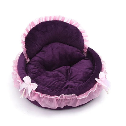 New Cute Princess Bed Pet  Cat Supplies Cat Kennel Four Seasons Universal Soft and Comfortable Kennel