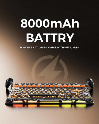 GravaStar Mercury K1 Pro Wireless Mechanical Gaming Keyboard, 75% Layout RGB Custom Keyboard E-sports, gaming keyboard