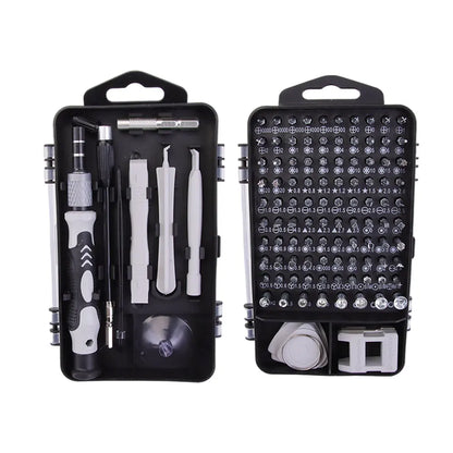 115-in-1 Precision Screwdriver Kit, Includes Magnetic Tips, Ideal for Electronics and Laptop Repairs, Professional Nut Driver