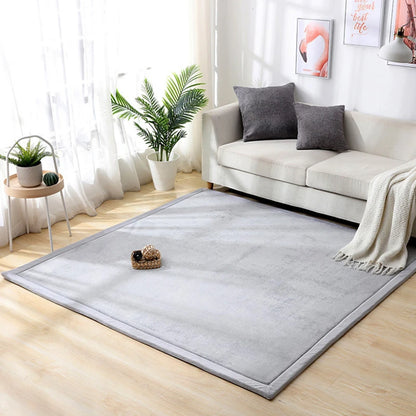 Coral fleece Tatami Mats Large Carpet Thickened Bedroom Carpet Children Climbed Playmat Home mattress Living Room Rug Floor Rugs