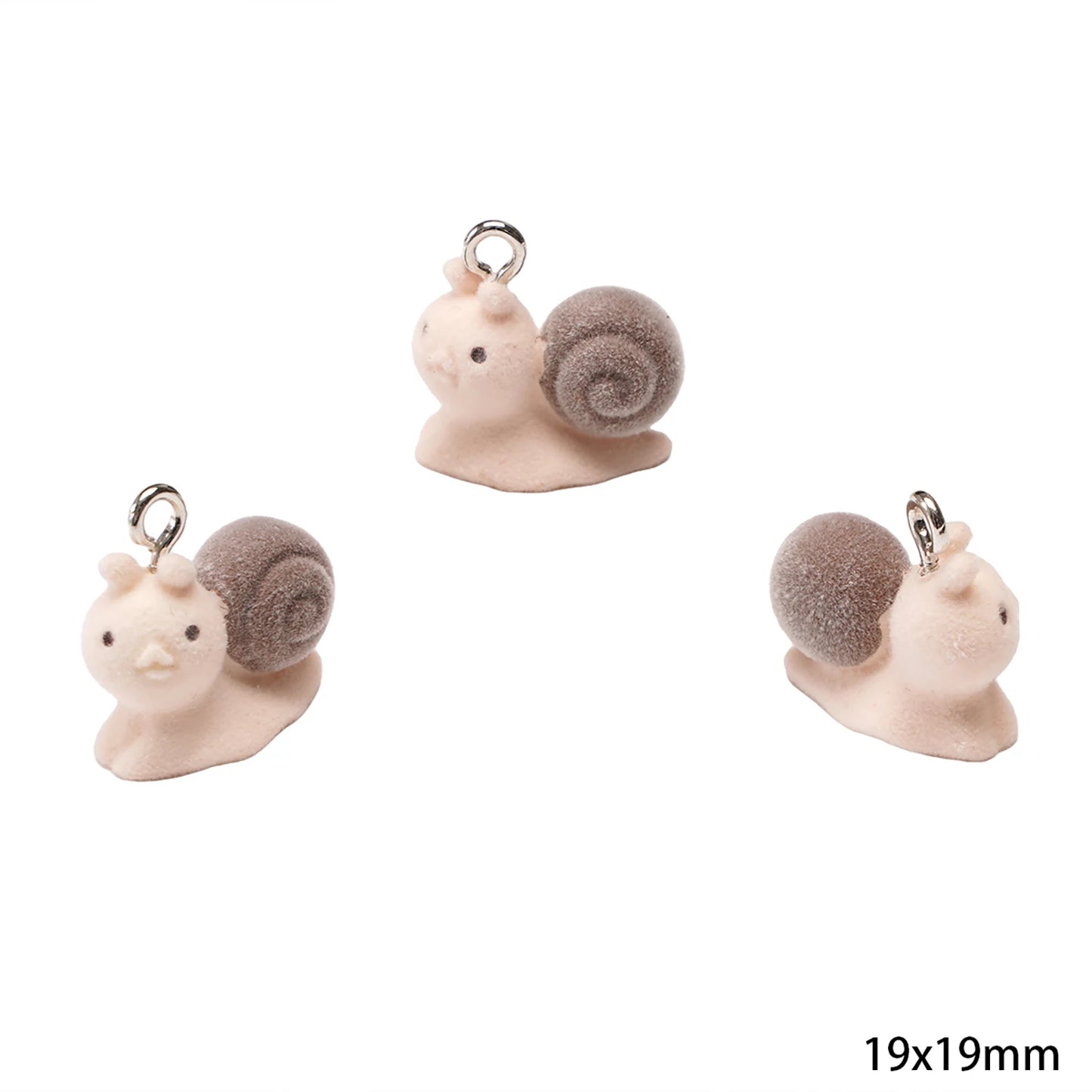 1Pcs 3D Flocking Resin Charms Cartoon Animal Pendant for Necklace Earrings Keychain Making DIY Jewelry Accessories Wholesale