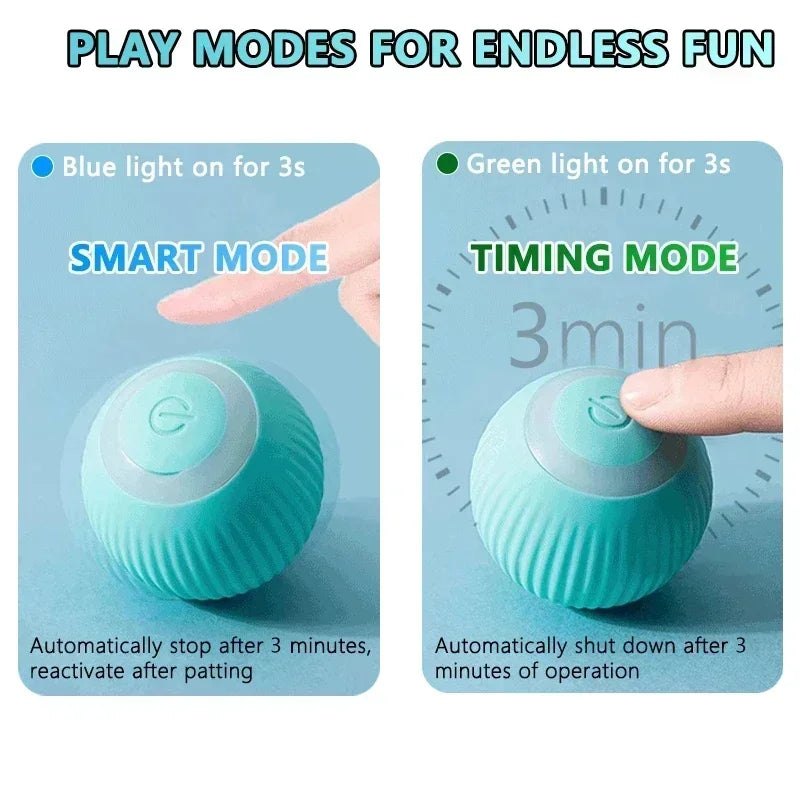 Pet Cat Toys Intelligent Rolling Ball Soothing Ball Artifact Teasing Cat Toys Dust Free Pet Supplies