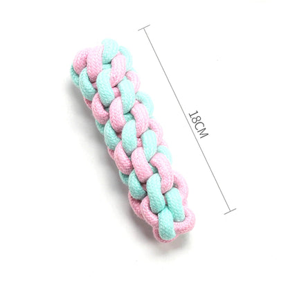 1pc Pet Dog Toys for Large Small Dogs Toy Interactive Cotton Rope Mini Dog Toys Ball for Dogs  Accessories Toothbrush Chew Puppy