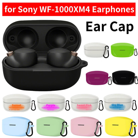 Silicone Protective Case For SONY WF-1000XM4 Earphone Cover Protector Charging Box Cover For SONY WF 1000 XM4 Silicone Shell