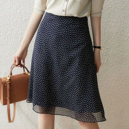 Female Skirts Chic and Elegant Women's Skirt To Knees Length A Line Harajuku New In Premium Korean Style Summer 2025 Trend Cheap