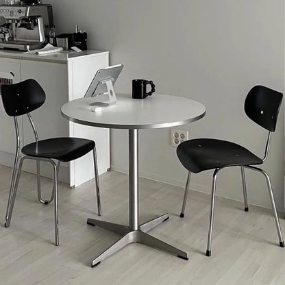 Round Restaurant Dining Table Wall Center Terrace Mini Corner Dining Table Space Saving Designer Mesas De Jantar Salon Furniture