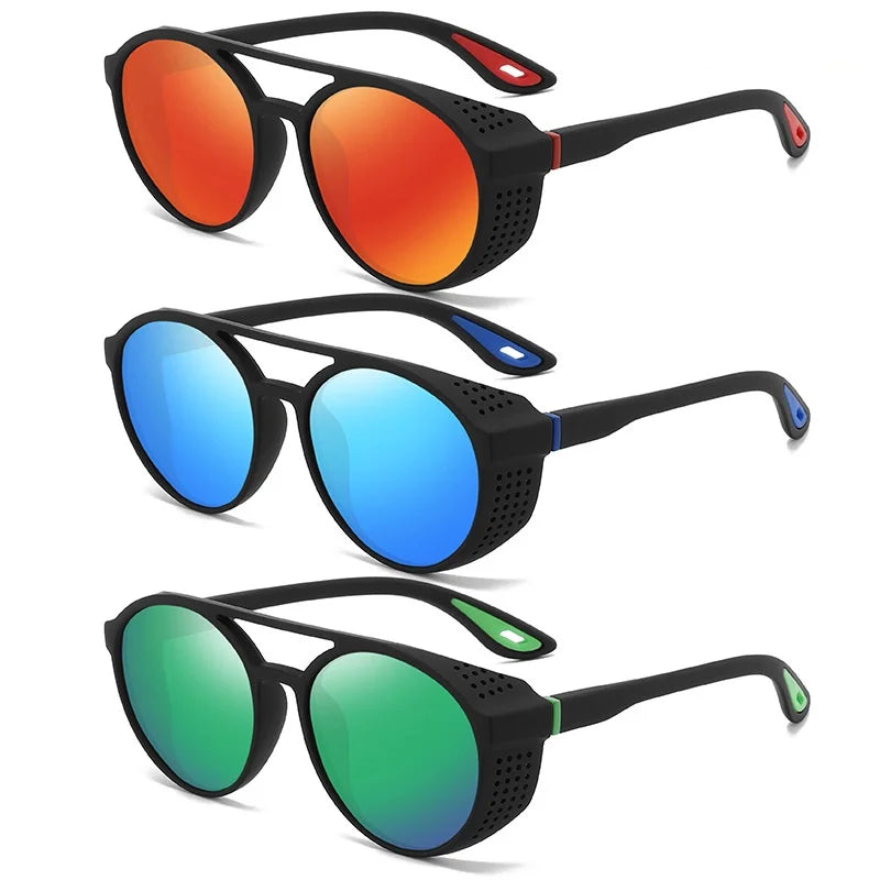 Polarized Sunglasses Sun Glasses with Side Shields UV400 Protection Mirrored Lens Outdoor Sport Driving Fishing Cycling Glasses