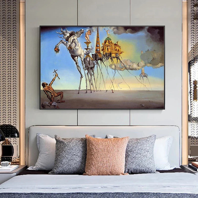 Surrealism Canvas Paintings By Salvador Dali Famous Wall Art Posters and Prints Wall Pictures for Living Room Home Decor