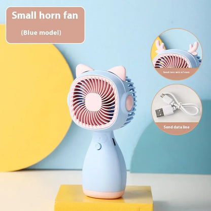 Mini Portable Fan Handheld Electric Fan for Home Outdoor Travel Camping Air Cooler Handheld Small Pocket Portable small Fan 1pcs