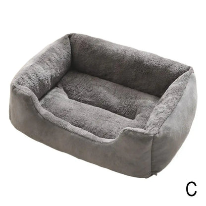 Square Nest Pet Large Dog Bed for Small Medium Dogs Soft Fleece Nest Big Dog Sofa Bed Winter Warm Cat House for Pet ﻿