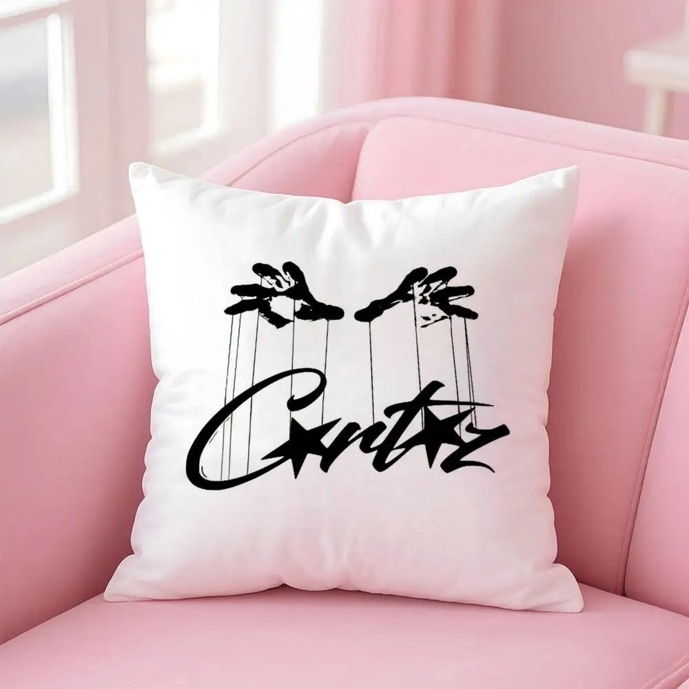 Fashion Brand C-CorteizS Cushion Cover Comfortable Reversible Pillow Cover Ideal for Car Sofa Bedroom & Beyond