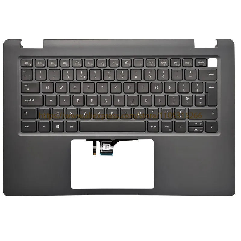 New For Dell Latitude 3440 3450 E3440 E3450 Palmrest with Backlit Keyboard 0R2DCD R2DCD (Black) 14”