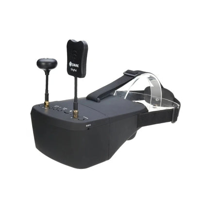 EV800D 5.8G 40CH 5 Inch 800*480 Video Headset HD DVR Diversity FPV Goggles With Battery For RC Model