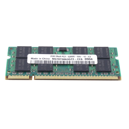 DDR2 2GB RAM Memory PC2 5300 Laptop RAM Memoria SODIMM RAM 667MHz Memory 200Pin RAM Memory