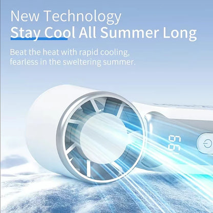 Handheld Small Fan, Portable Mini Bladeless Electric Fan, USB Charging Pocket Portable Fan, Suitable for Outdoor and Travel Use