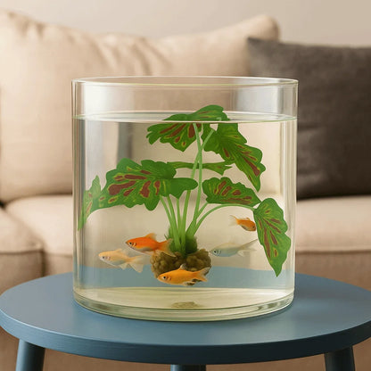 Plastic Aquarium Water Plants Small Decorative Artificial Underwater Plants Lifelike with Sturdy Stems Aquarium Landscaping
