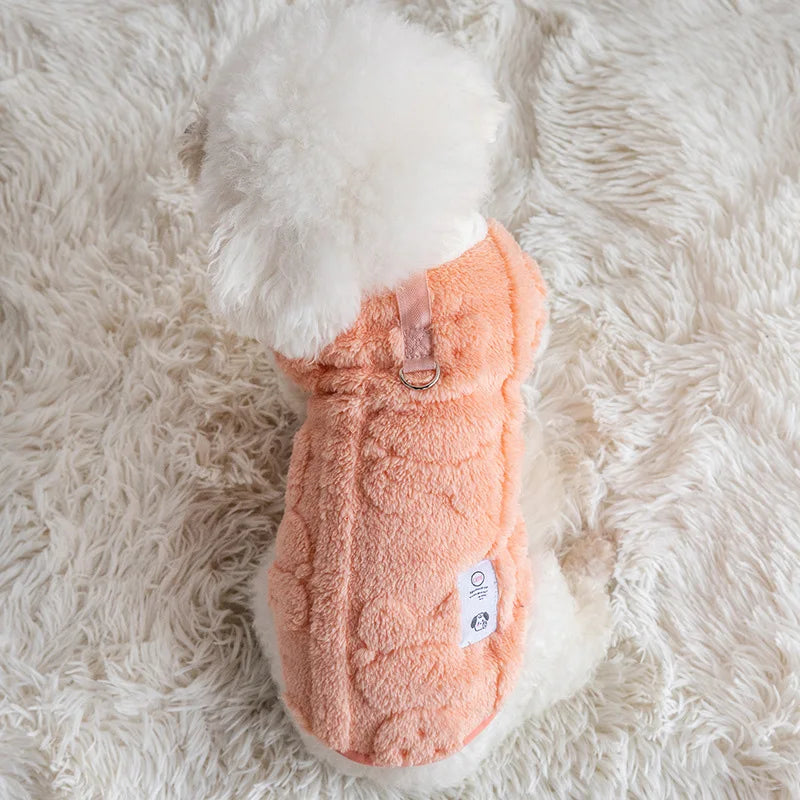 Pet Autumn and Winter Fleece Clothes Dog Cat Warm Coat Small Dogs Clothing Chihuahua Costumes