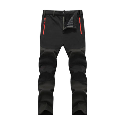 Workwear Pants Men Winter New Men's Thermal Softshell Pants Winter Windproof Waterproof Outdoor Jogging Sports Cargo Pants Man