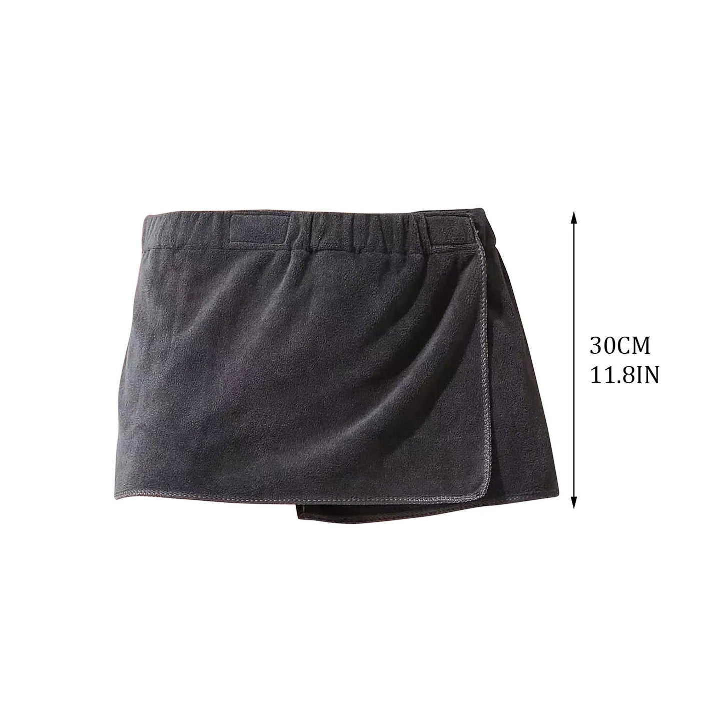 Men's Bath Towel Absorbent Towel Sexy Beach Skirt Anti-Light Wearable Bath Mini Skirt Towel Swimming Trunks Home Towel Skirt