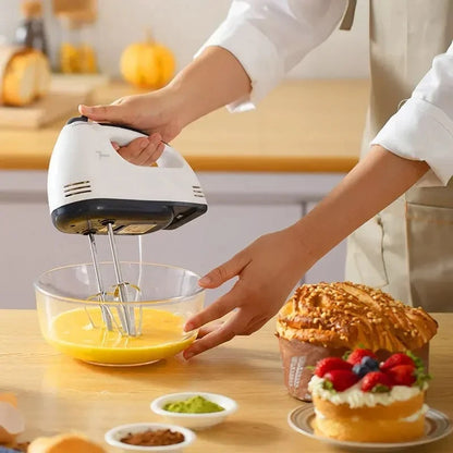 Handheld 7-Speed Automatic Electric Mixer for Baking Multi-Functional Food Egg Cream Cake Dough Mixing Home Kitchen Use
