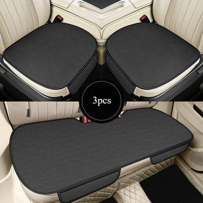 Car Seat Cushion Breathable Ice Silk Anti-Slip Car Seat Cover Set Four Seasons Universal Car Seat Cover Car Interior Accessories