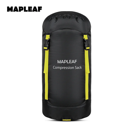 MAPLEAF Sleeping Bag Compression Sack Water Resistant Storage Bag Compression Bags Outdoor Backpacking Compression Stuff Sack