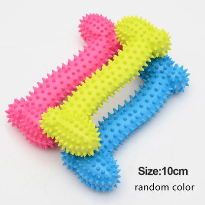 Pet Toys For Small Dogs Rubber Pacifier Ring Shape Bite Resistant Dog Toy Puppy Teeth Cleaning Chew Training Toys Pet Supplies