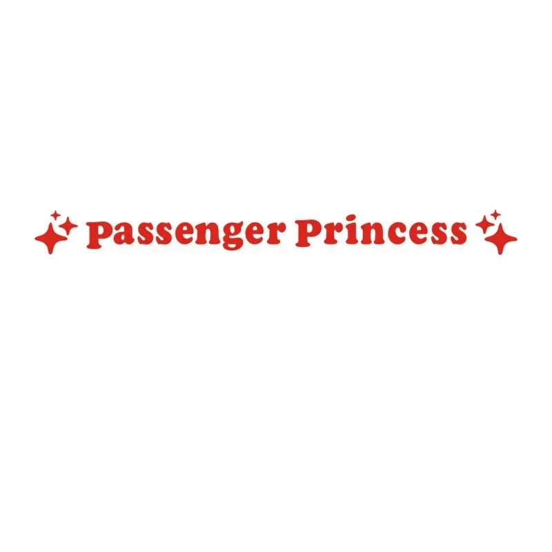2pcs Mirror Decoration Sticker Passenger Princess Star Mirror Decal Sticker Rearview Mirror Car Vinyl Decoration Funny Car Decal