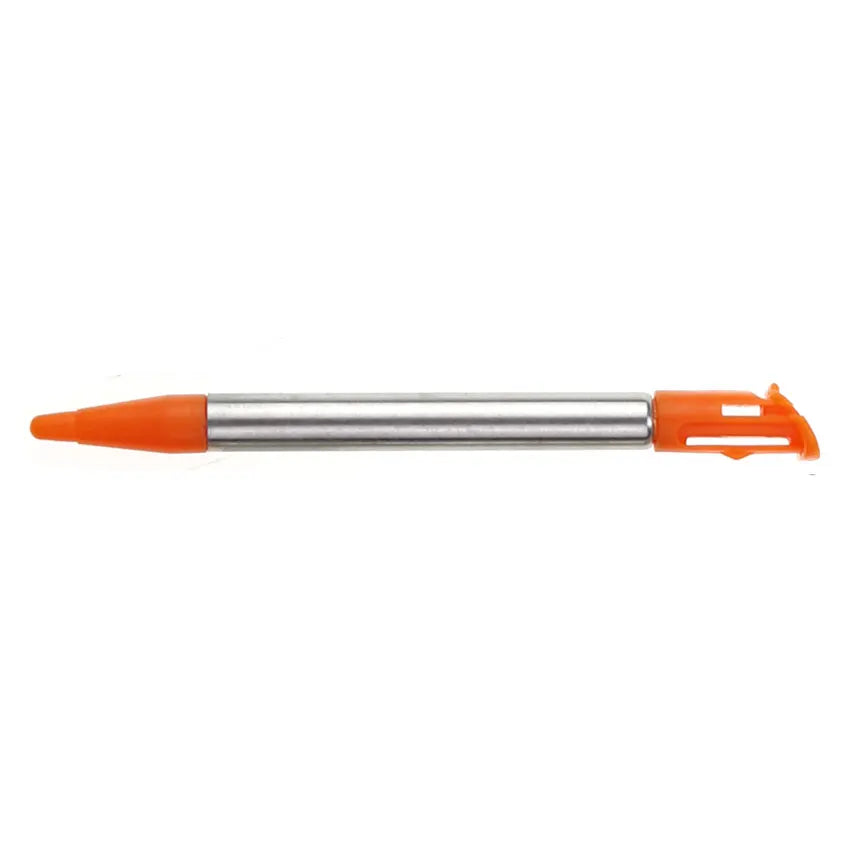 JCD 10pcs For New 2DSLL 2DSXL Game Console Plastic & Metal Telescopic Stylus Touch Screen Pen For New 2DS LL XL