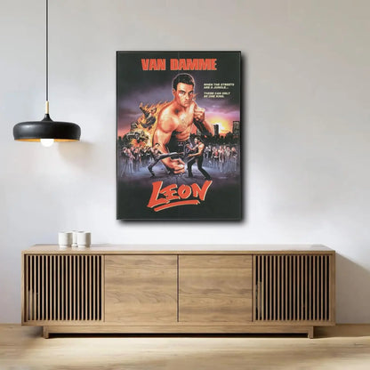 Van Damme Poster Canvas Painting Wall Art for Picture Coffee House Bar Living Room Bedroom Restaurant Home Wall Decor