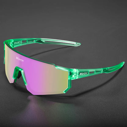 SCVCN Cycling Glasses Bike Sunglasses Men UV400 Eyewear Sports MTB Outdoor Goggles Bicycle Women Sunglasses Multi Color Riding