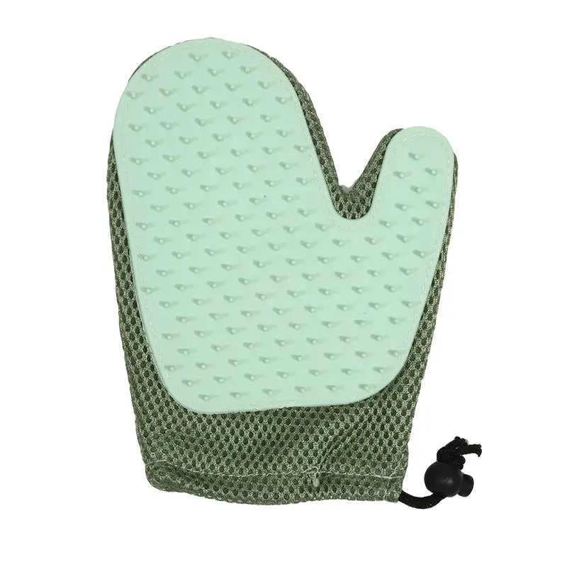 Pet Grooming Glove Efficient Cat Dog Hair Remover Gentle Massage Tool Double Sided Brush Stress Free Easy Hand Wash Remover Glov