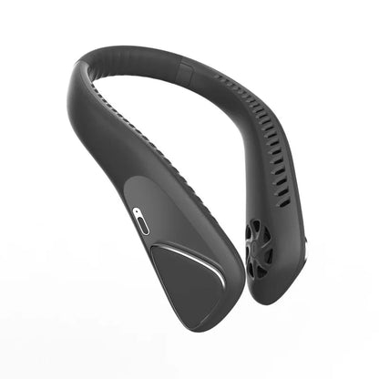 Portable Neck Fan Mini 4000MAH 3 Gears Battery Silent No Leaf High Wind Power USB Charging Small Lazy Person's Handheld Fan