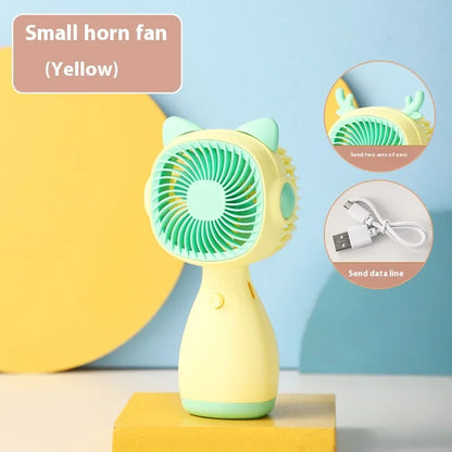 Mini Portable Fan Handheld Electric Fan for Home Outdoor Travel Camping Air Cooler Handheld Small Pocket Portable small Fan 1pcs