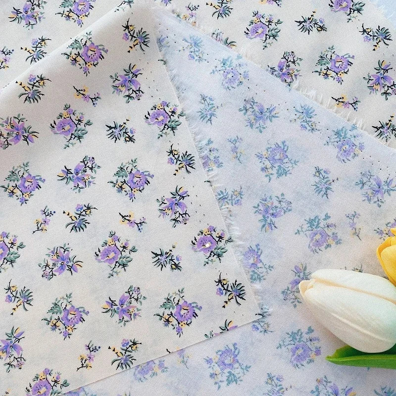 Ins Table Cloth Floral Printed Decoration Floral Cloth Rose Lavender Pattern Desk Cover Bedroom Desk Tablecloth Home Decor 식탁보