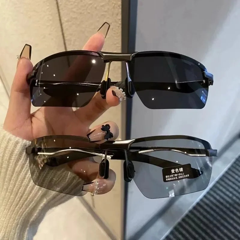 Men Sunglasses Male Photochromic Polarized Driving Outdoor for Men Day Night EyeWear High Quality Anti Radiation Glasses for Men