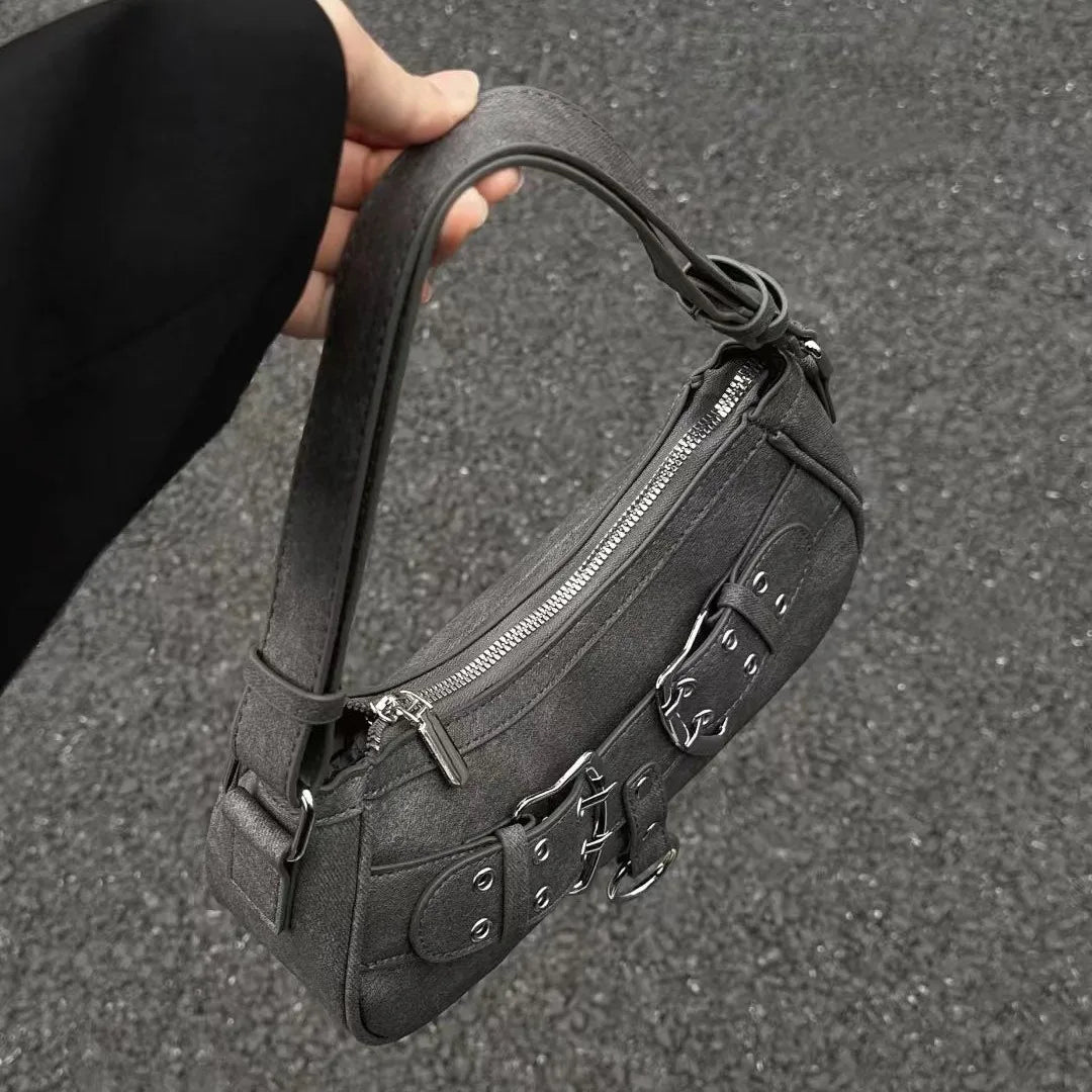 Sweet and Cool Spicy Girl Fashion Niche Underarm Bag High-end Feeling Bag for Women 2024 New Casual Versatile Shoulder Bag