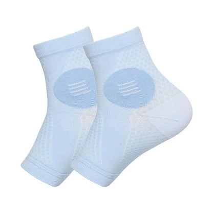 1Pair Ankle Compression Socks,Compression Foot Sleeves with Arch And Ankle Support,Open-Toe Design Neuropathy Socks